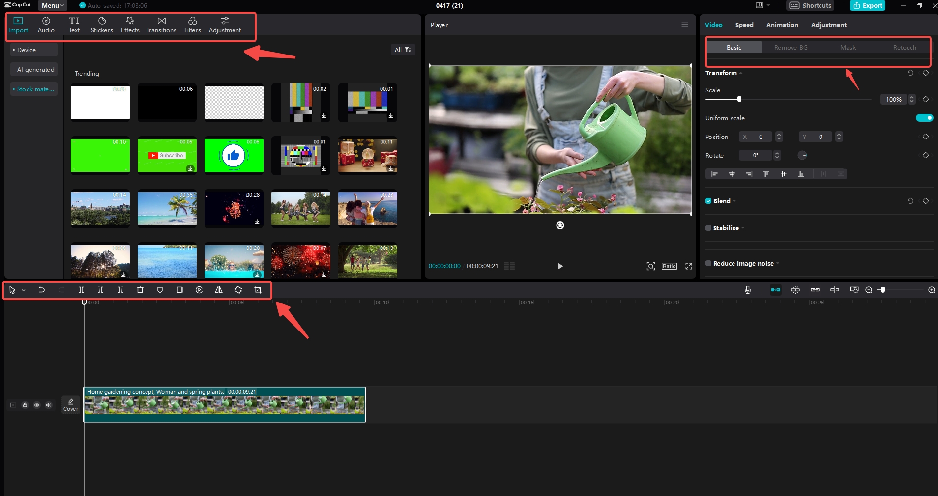 Edit video